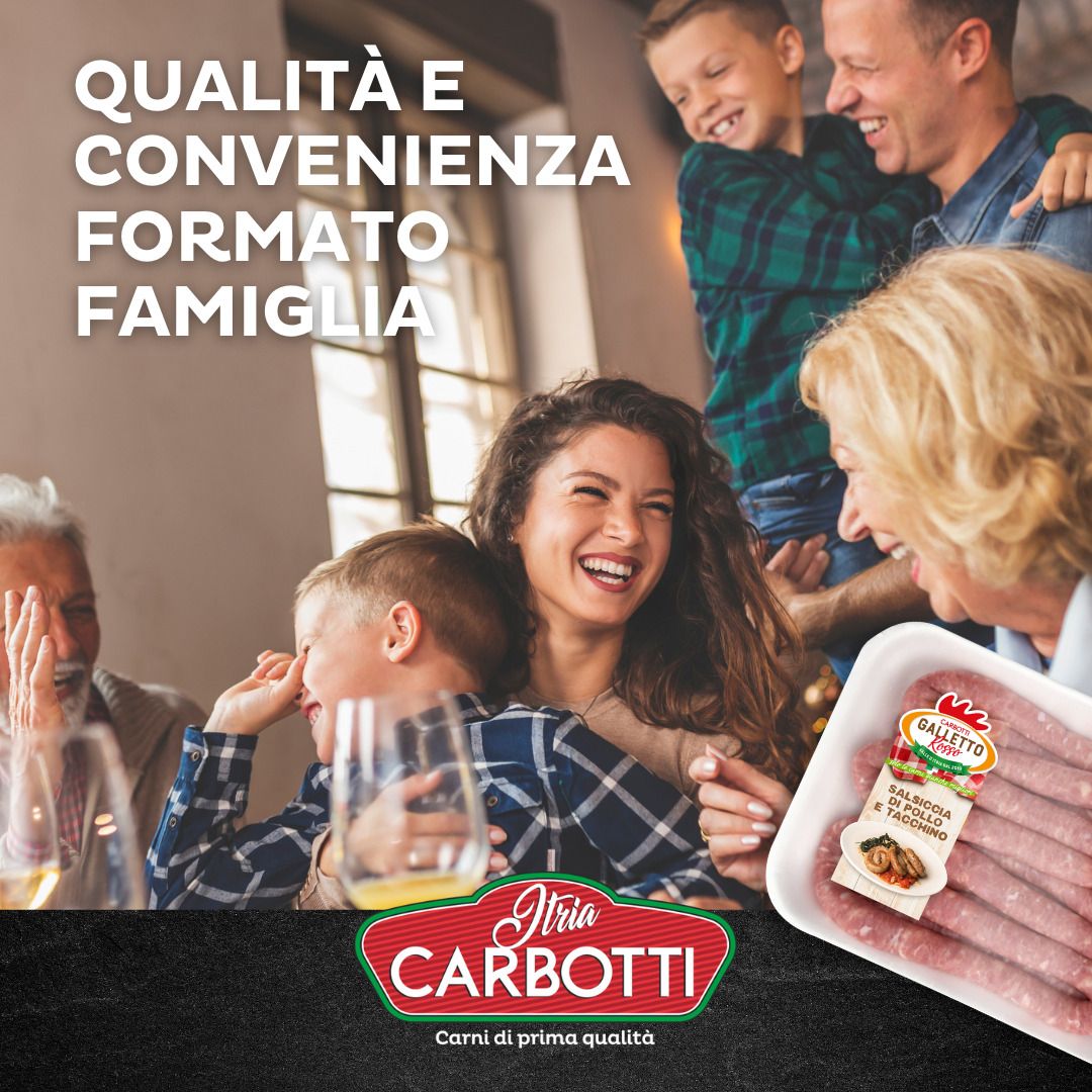 Salsiccia di pollo e tacchino formato Family