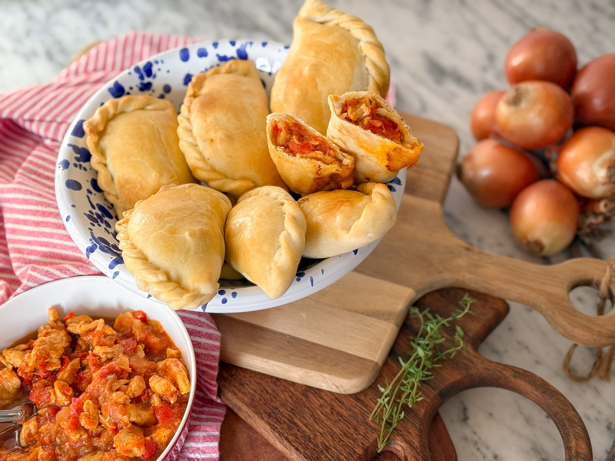 Empanadas con fesa di tacchino