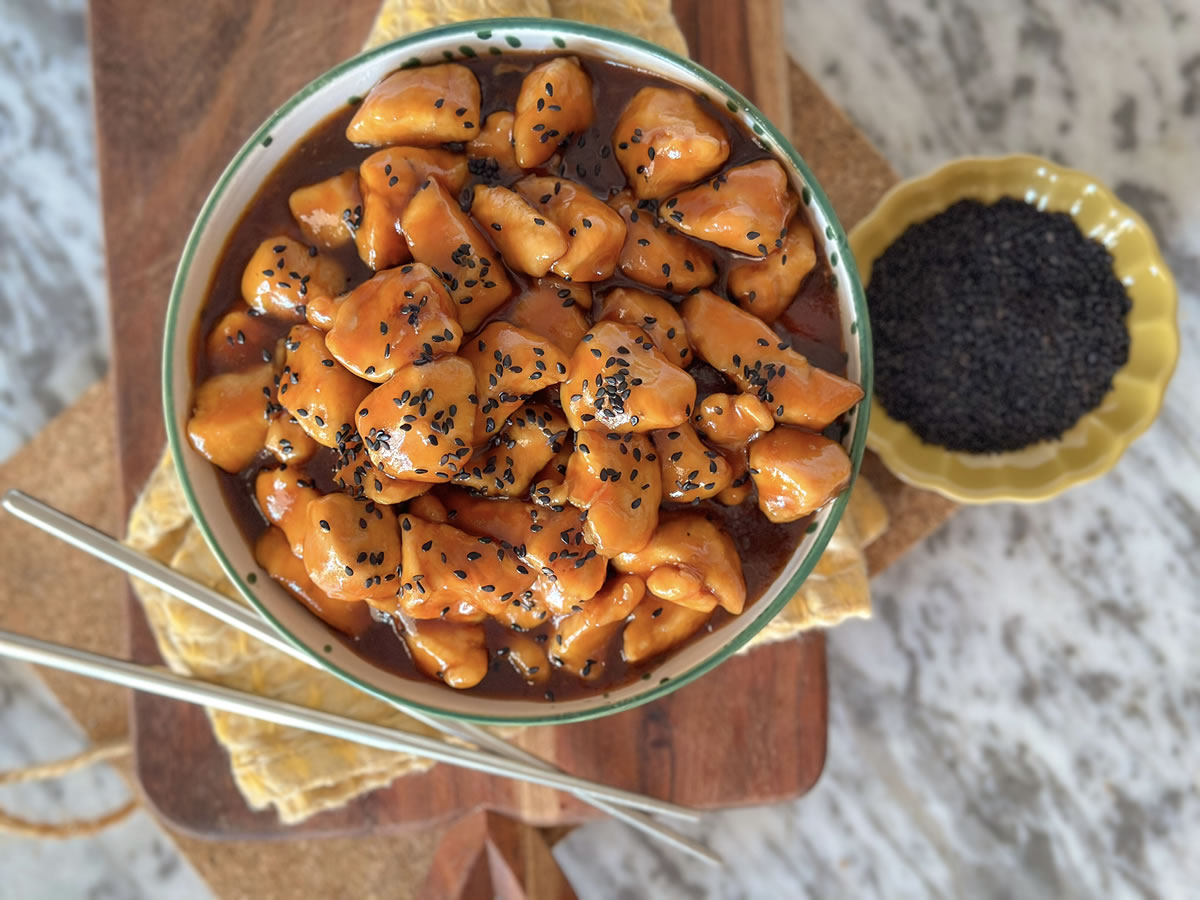 Pollo in agrodolce